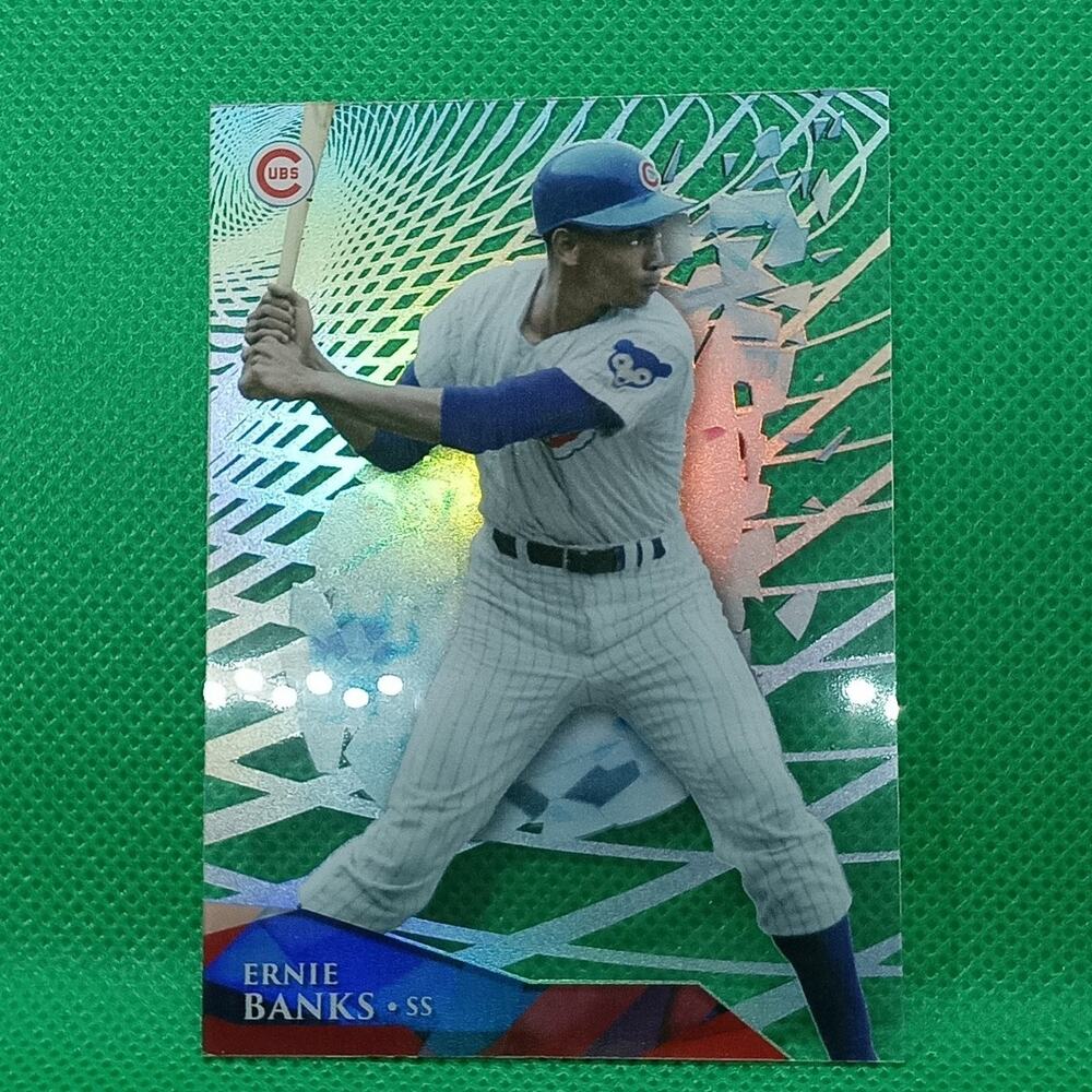 Ernie Banks 2014 Topps High Tek #HT-EB.  Clear Acetate Diffractor parallel